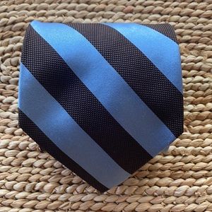 Breuer brown & blue striped tie